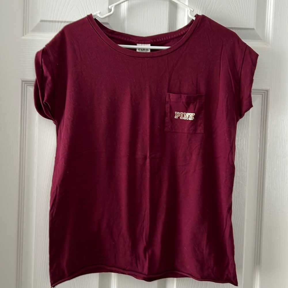 Pink, Victoria’s Secret T-shirt, size small